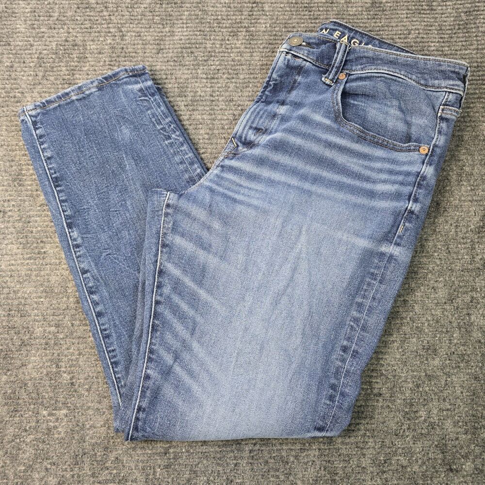 American Eagle Outfitters Men's Jeans 34x30 Athletic Fit Air Flex Blue AE Pants